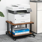 2-Tier Laser Printer Stand with Storage Shelf