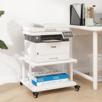 2-Tier Laser Printer Stand with Storage Shelf