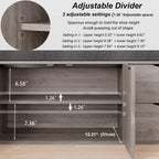 2-Tier Storage Bench with Padded Cushion Entryway Shoe