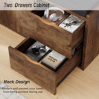 2-Tier Storage Bench with Padded Cushion Entryway Shoe