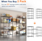 2-Tier Wide Shelving Unit Cm Wire Shelf Rack