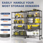 2-Tier Wide Shelving Unit Cm Wire Shelf Rack