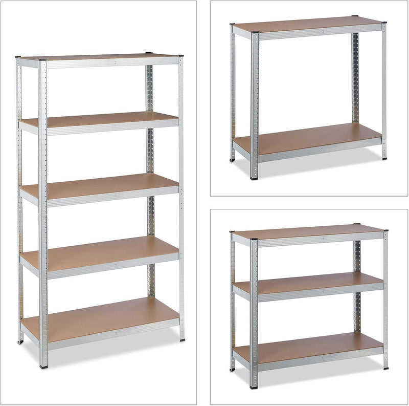 2 X Heavy Duty Shelving Unit 180x90x40CM