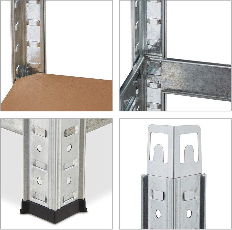 2 X Heavy Duty Shelving Unit 180x90x40CM
