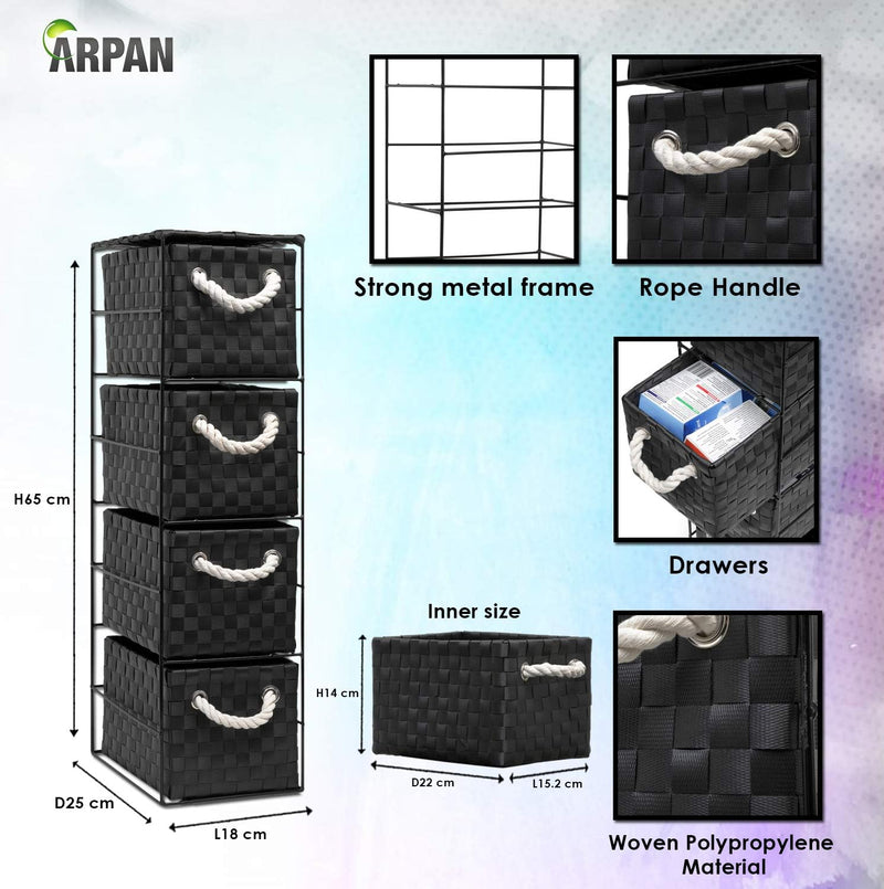 2 X 4 Drawer Storage Cabinet Unit
