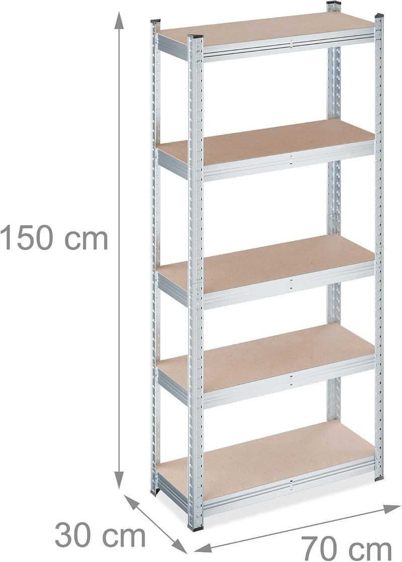 2 X Heavy-Duty Shelving Unit
