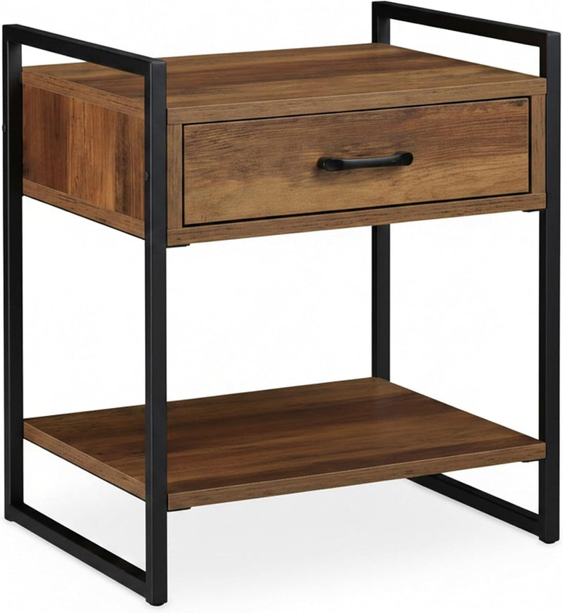 2 X Night Stand Side Table Drawer H
