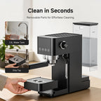 20-Bar-Professional-Espresso-Machine 1350W Coffee Machine