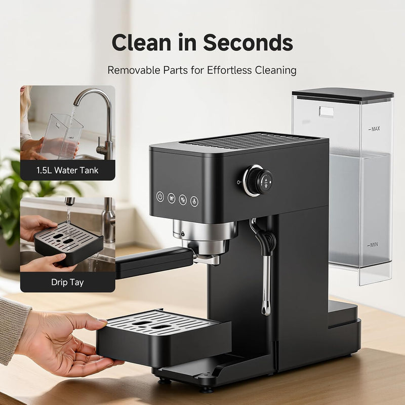 20-Bar-Professional-Espresso-Machine 1350W Coffee Machine