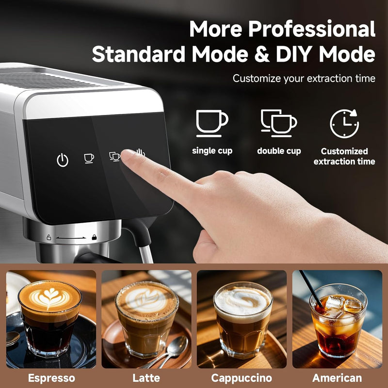 20-Bar-Professional-Espresso-Machine 1350W Coffee Machine