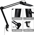 20" LED Desk Lamp with Clamp 24W Cct