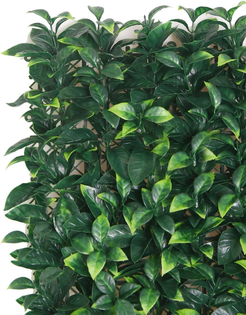 20"x20" Artificial Boxwood Hedge Panels Garden Fence Cover (12 Pack)