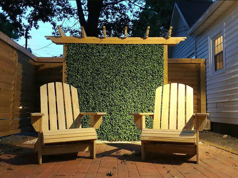 20"x20" Artificial Boxwood Hedge Panels Garden Fence Cover (12 Pack)