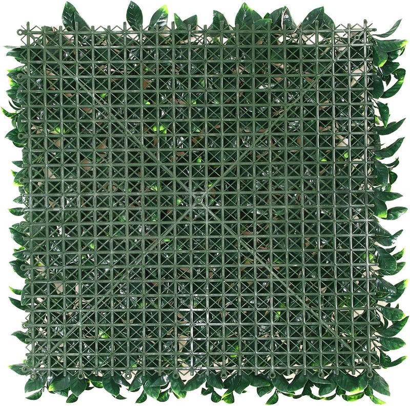 20"x20" Artificial Boxwood Hedge Panels Garden Fence Cover (12 Pack)