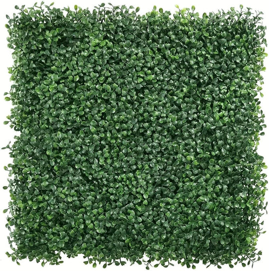 20"x20" Artificial Boxwood Hedge Panels Garden Fence Cover (12 Pack)