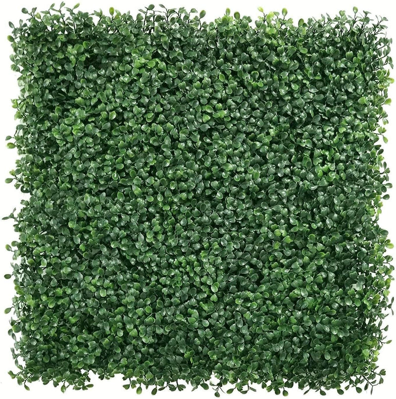20"x20" Artificial Boxwood Hedge Panels Garden Fence Cover (12 Pack)