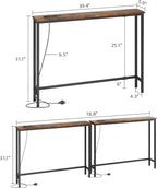 200 X 80 X 15CM Console Table