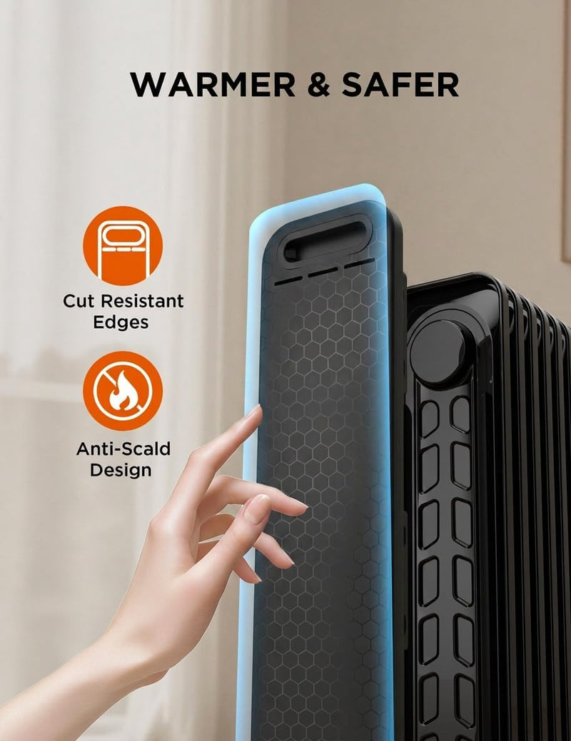 2000W Electric Heater Thermostat Remote 3 Modes 24h