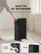 2000W Electric Heater Thermostat Remote 3 Modes 24h