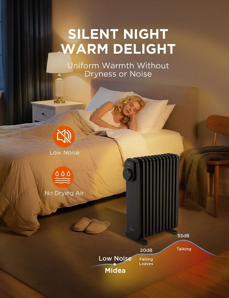 2000W Electric Heater Thermostat Remote 3 Modes 24h