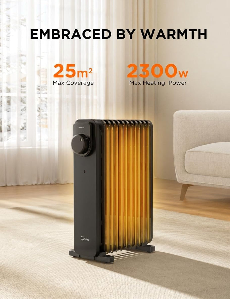 2000W Electric Heater Thermostat Remote 3 Modes 24h