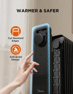 2000W Electric Heater Thermostat Remote 3 Modes 24h