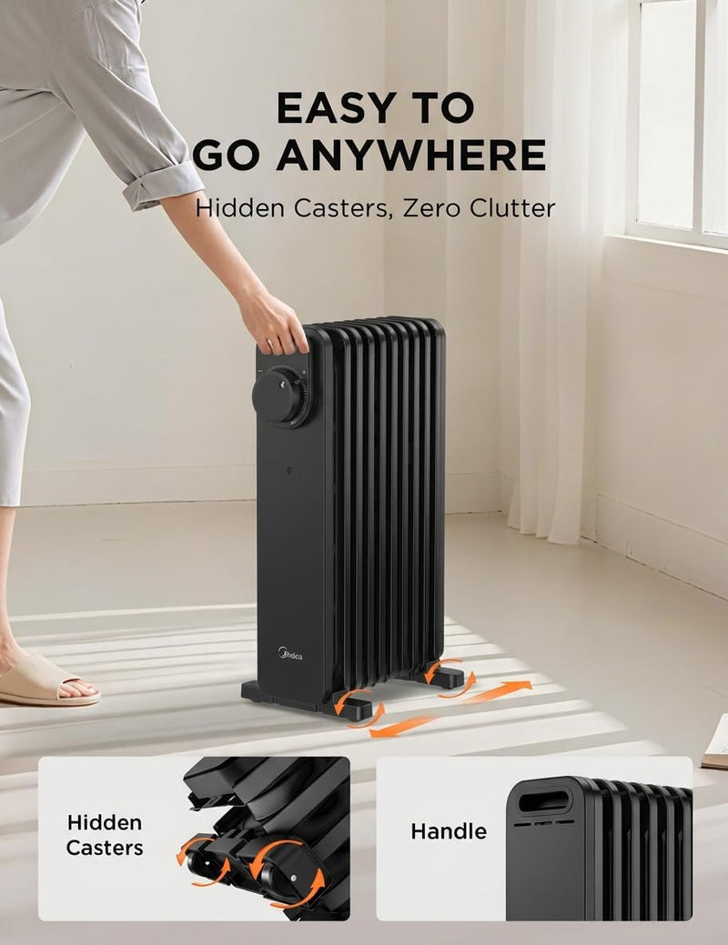 2000W Electric Heater Thermostat Remote 3 Modes 24h