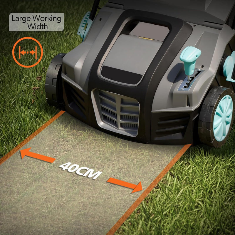 2000W Electric Lawn Scarifier and Aerator Heavy-Duty 2-In-1