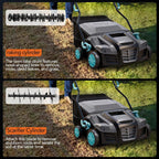 2000W Electric Lawn Scarifier and Aerator Heavy-Duty 2-In-1