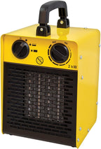 2000W Industrial Fan Heater Adjustable Thermostatic Control Cool