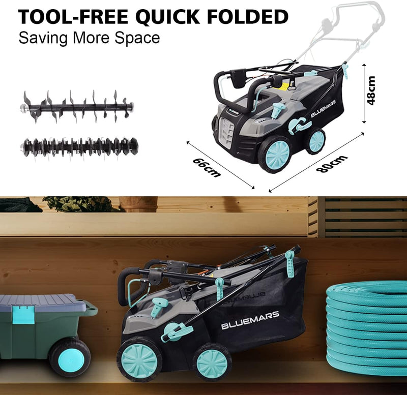 2000W Lawn Scarifier and Aerator 40CM Working Width