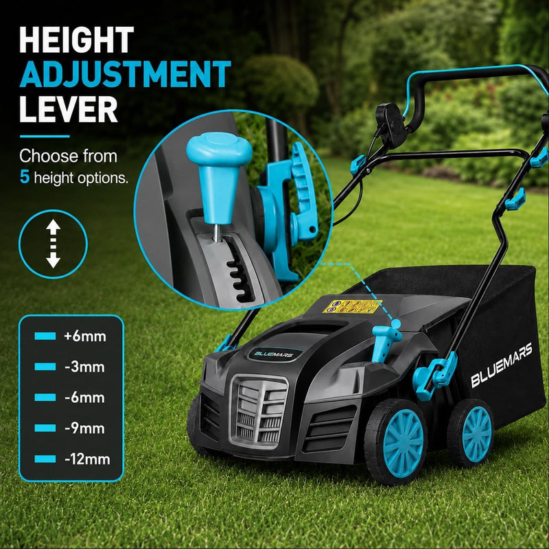2000W Lawn Scarifier and Aerator 40CM Working Width