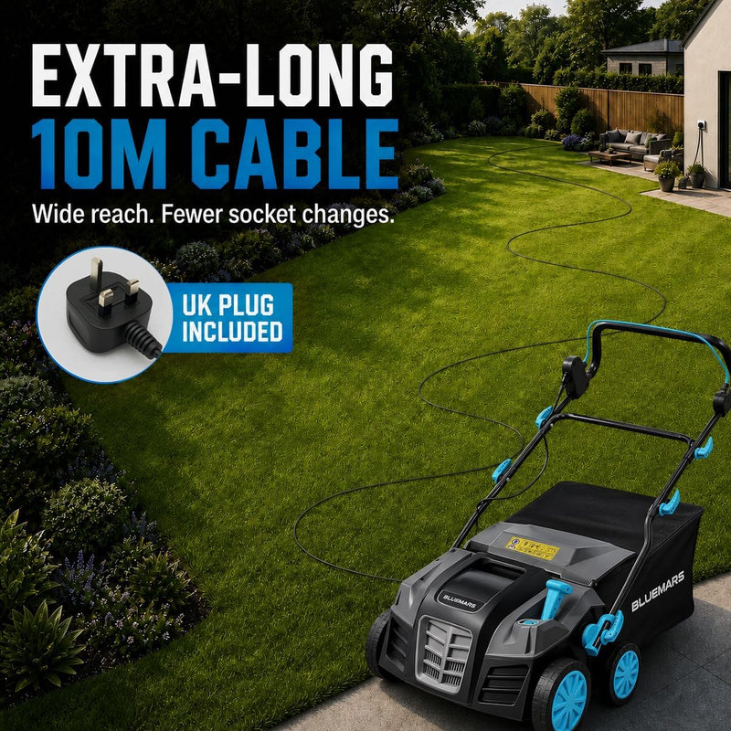 2000W Lawn Scarifier and Aerator 40CM Working Width