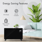 2000W Smart Electric Glass Panel Heater Wall Mounted