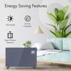 2000W Smart Electric Glass Panel Heater Wall Mounted
