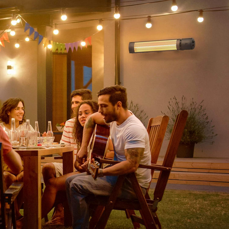 2000W Waterproof Outdoor Halogen Infrared Patio Heater