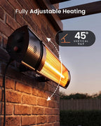 2000W Waterproof Outdoor Halogen Infrared Patio Heater