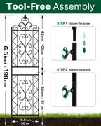 200CM Metal Garden Trellis for Climbing Plants Pack