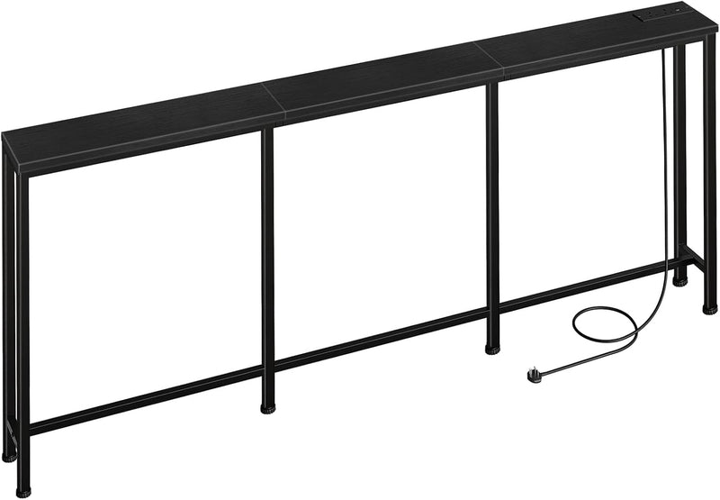 200CM Narrow Console Table with Power Outlet