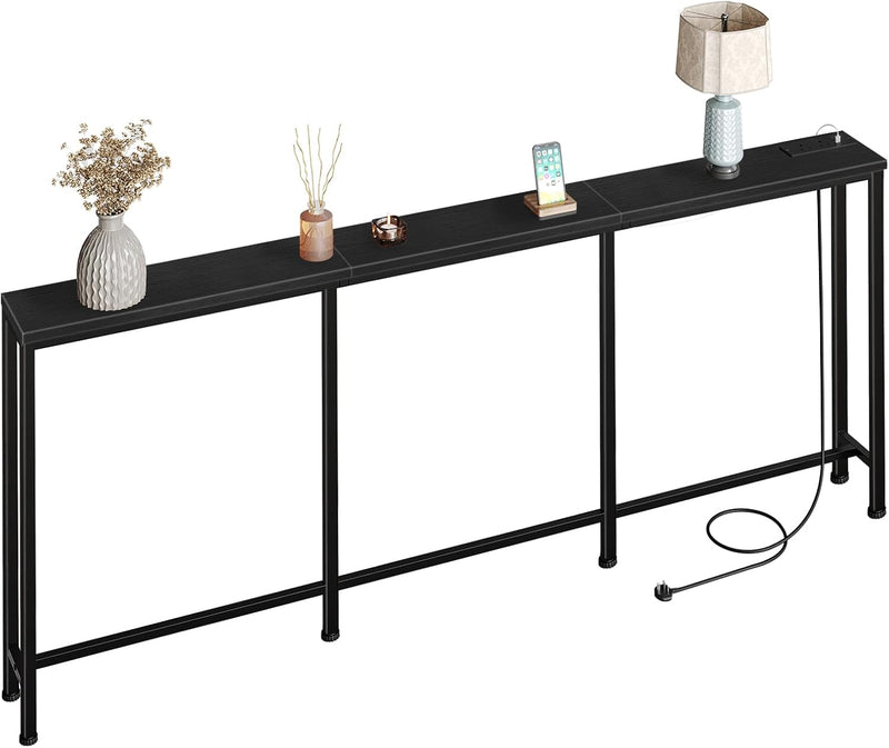 200CM Narrow Console Table with Power Outlet