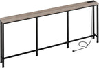 200CM Narrow Console Table with Power Outlet