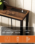 200CM Narrow Console Table with Power Outlet