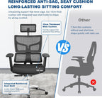 200KG 440lbs Heavy Duty Ergonomic Office Chair Big