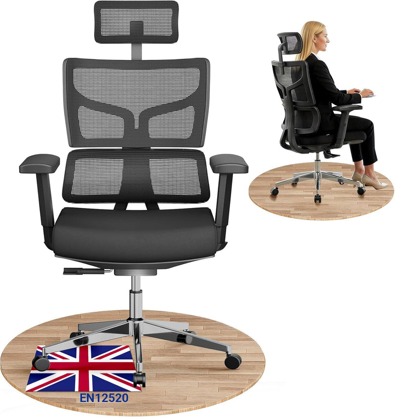 200KG 440lbs Heavy Duty Ergonomic Office Chair Big