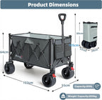 200L Festival Trolley on Wheels 200KG Folding Wagon