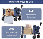 200L Festival Trolley on Wheels 200KG Folding Wagon
