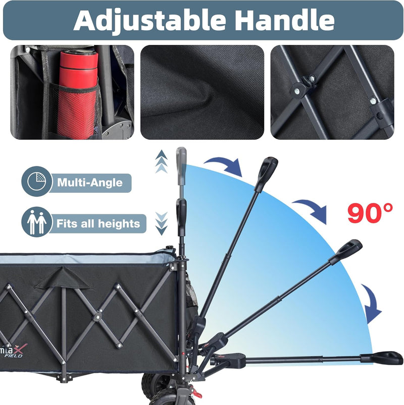 Festival Trolley on Wheels 200L 200KG Camping Adjustable