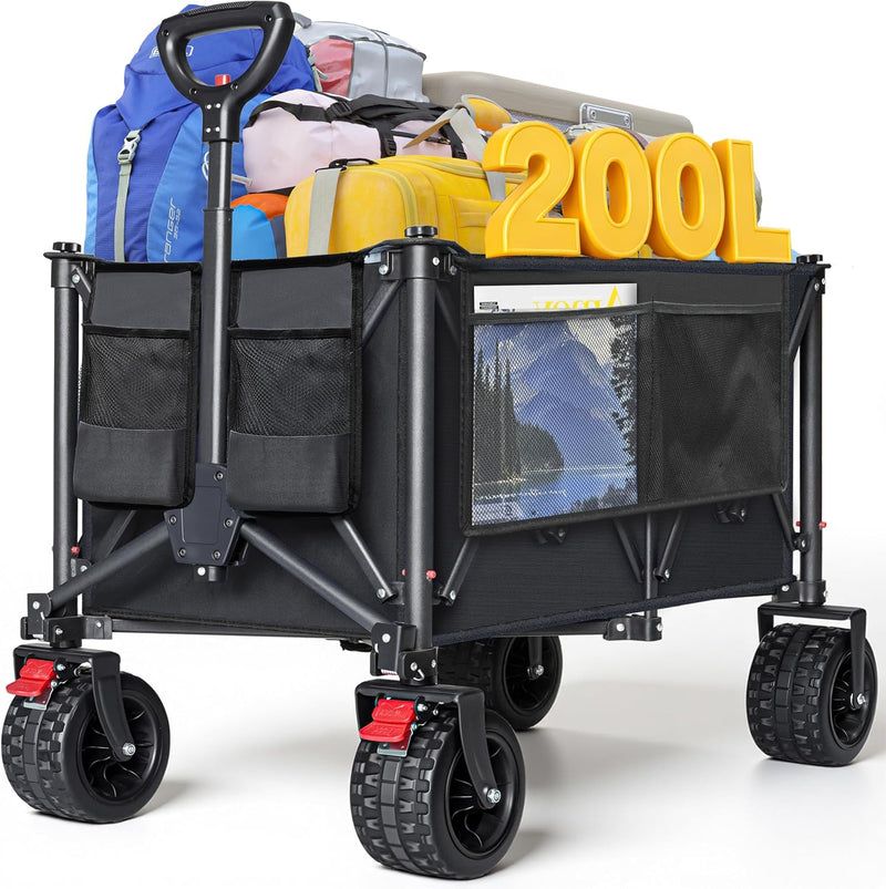 Festival Trolley on Wheels 200L 200KG Camping Adjustable