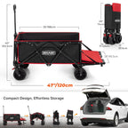 200L Festival Trolley on Wheels with Brakes Folding