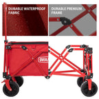 200L Festival Trolley on Wheels with Brakes Folding